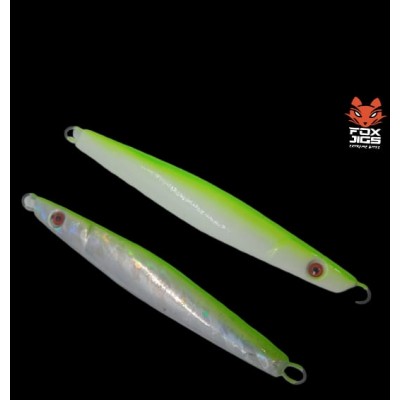 Isca artificial Fox Jigs Vulpes- Cor Verde com Prata Glow - 80g