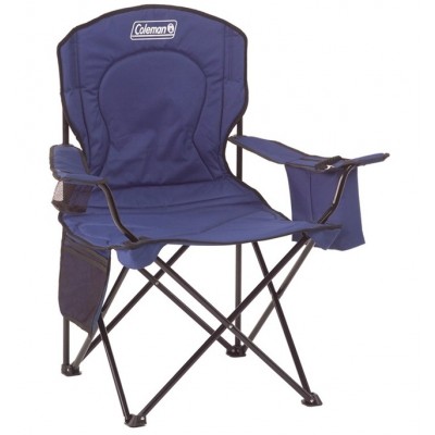Cadeira Coleman Dobrável com Cooler Azul 