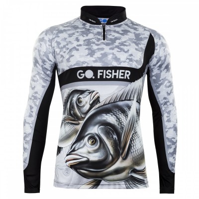 Camiseta de Pesca Go Fisher Action UV Tilápia - GO 08 - Tamanho M