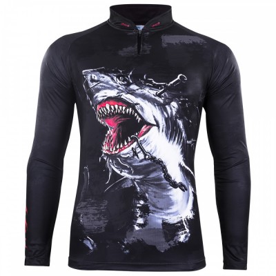 Camiseta de Pesca Go Fisher Action UV Tubarão - GO 13 - Tamanho M