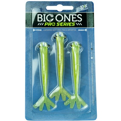 Camarão Artificial Big Ones Pro Series cor 02 (verde) - 08 cm