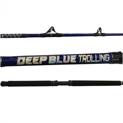Vara Carretilha Rapala Deep Blue Trolling 6'0" - 1.80 m - 60 a 120lb Ponteira de Roldana