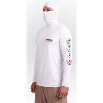 Camiseta de Pesca FishingCo Ninja - Cor Branco - Tamanho M (1089)