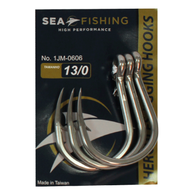 Anzol para Assist Hook Sea Fishing #13/0 pacote com 3 peças