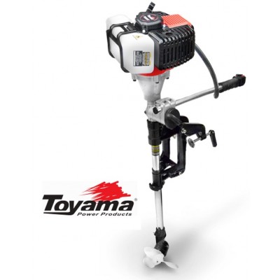 Motor de Rabeta Vertical Toyama - TM3.0TSB - 2 Tempos 60.2 CC, 3 HP Max