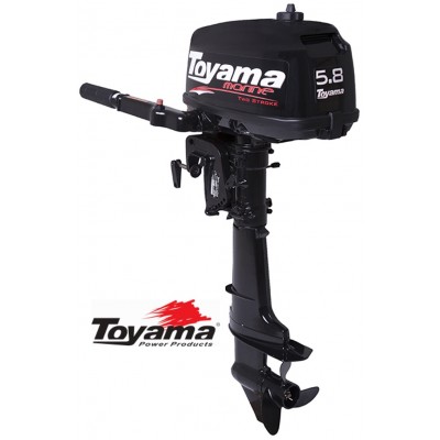 Motor de Popa Toyama - TM5.8TL - 2 Tempos 102 CC, 5.8 HP - Rabeta Curta