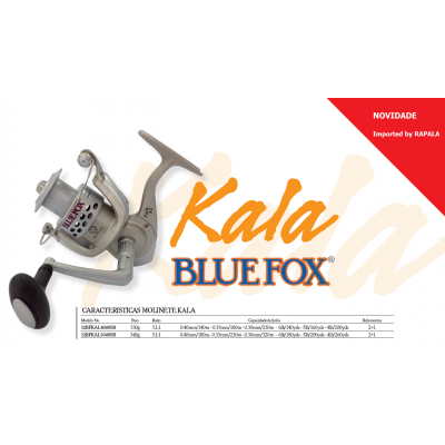 Molinete Bluefox KALA - 40 SB - Imported by RAPALA