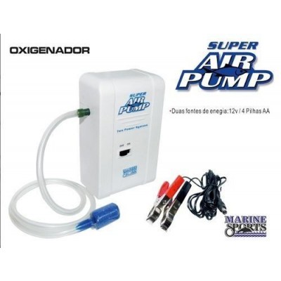 Oxigenador MARINE SPORTS Super Air Pump 12V - Branco