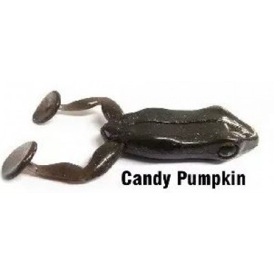 Isca artifical Soft Monster 3x Paddle Frog - Cor Candy Pumpkin (Natural) - 9,5cm - 2UN