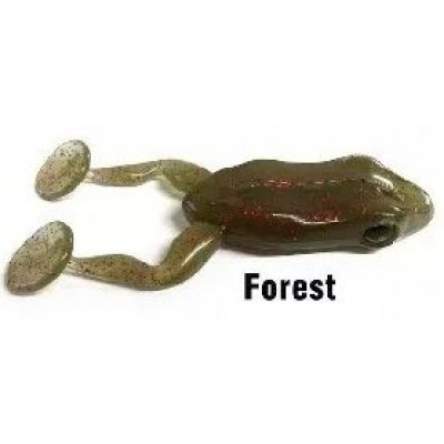 Isca artifical Soft Monster 3x Paddle Frog - Cor Forest - 9,5cm - 2UN