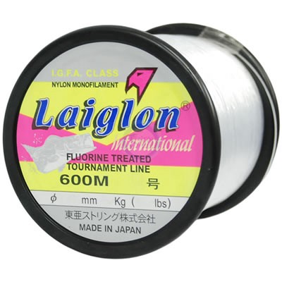 Linha mono LAIGLON branca - 0,50 mm - 38 Lb - 600 Metros