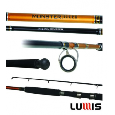 Vara Molinete Seahawk Monster Jigger - 6'6" (1,98 m) - 40 Lbs - Imported by Lumis