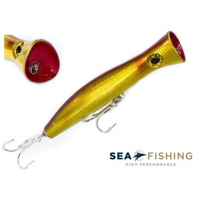 Isca Popper Sea Fishing modelo Sea Hunter cor Transparente - 116 g - 200 mm