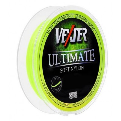 Linha Monofilamento Vexter Ultimate Soft 300m - 18lbs - 0,37mm - Limão