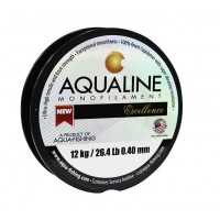 Linha monofilamento Aqualine Excellence Verde 0,40 mm - 26,4 Lb - carretéis interligados