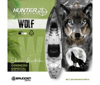 Edição Limitada! Caiaque Brudden Hunter Fishing UP - Wolf 
