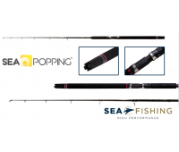 Vara de Popper Sea Popping 8"6' (2,58 m) 40 a 80 lbs (PE 4-8) - Iscas: 50 a 150 gr (molinete)